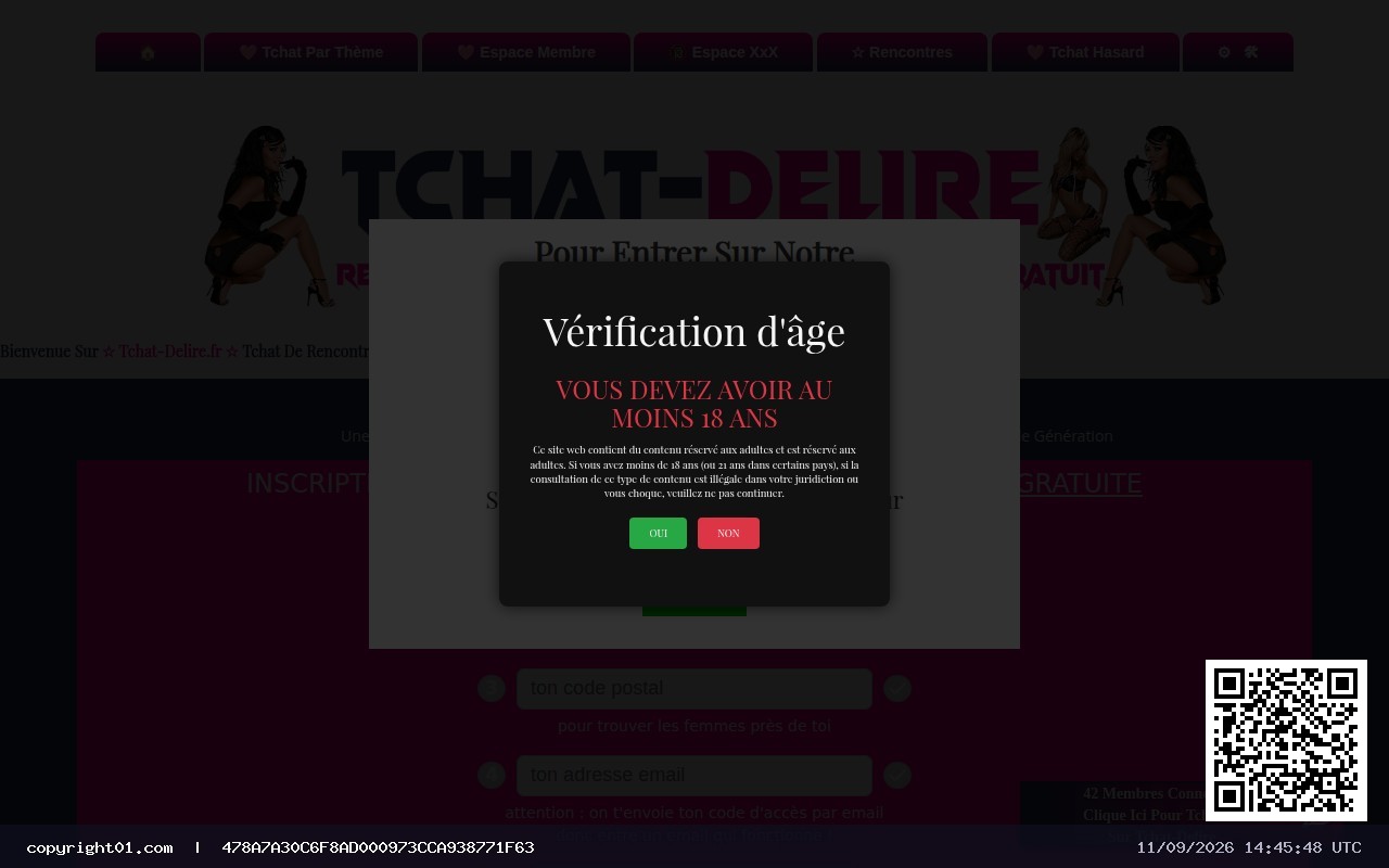 Capture de http://www.Tchat-Delire.fr