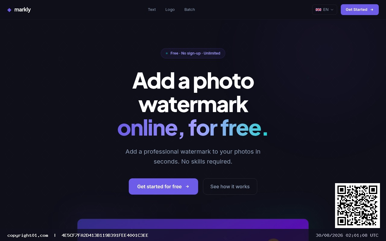 Aufnahme von https://www.markly.cloud