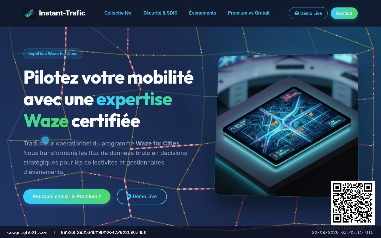 Aufnahme von https://instant-trafic.fr/