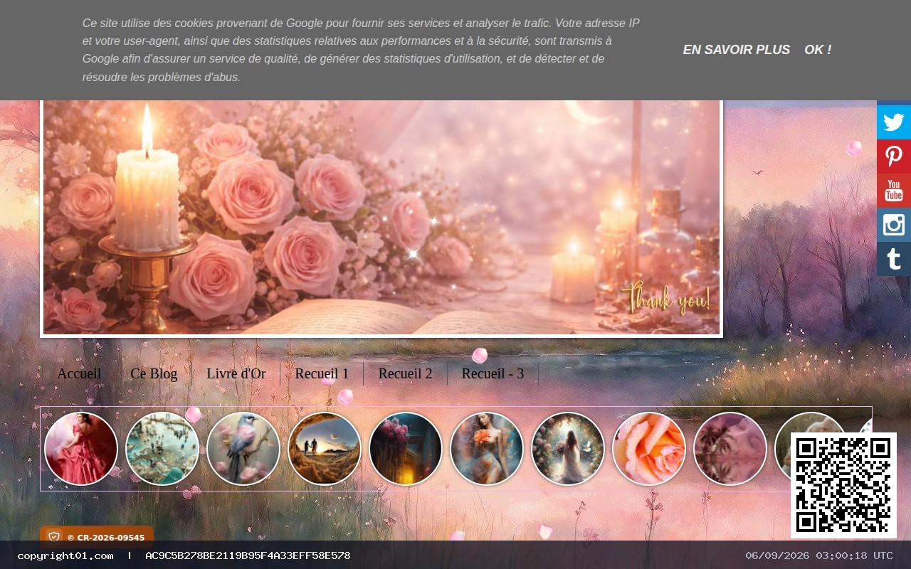 Screenshot of https://jose-delattre-poesies.blogspot.com/
