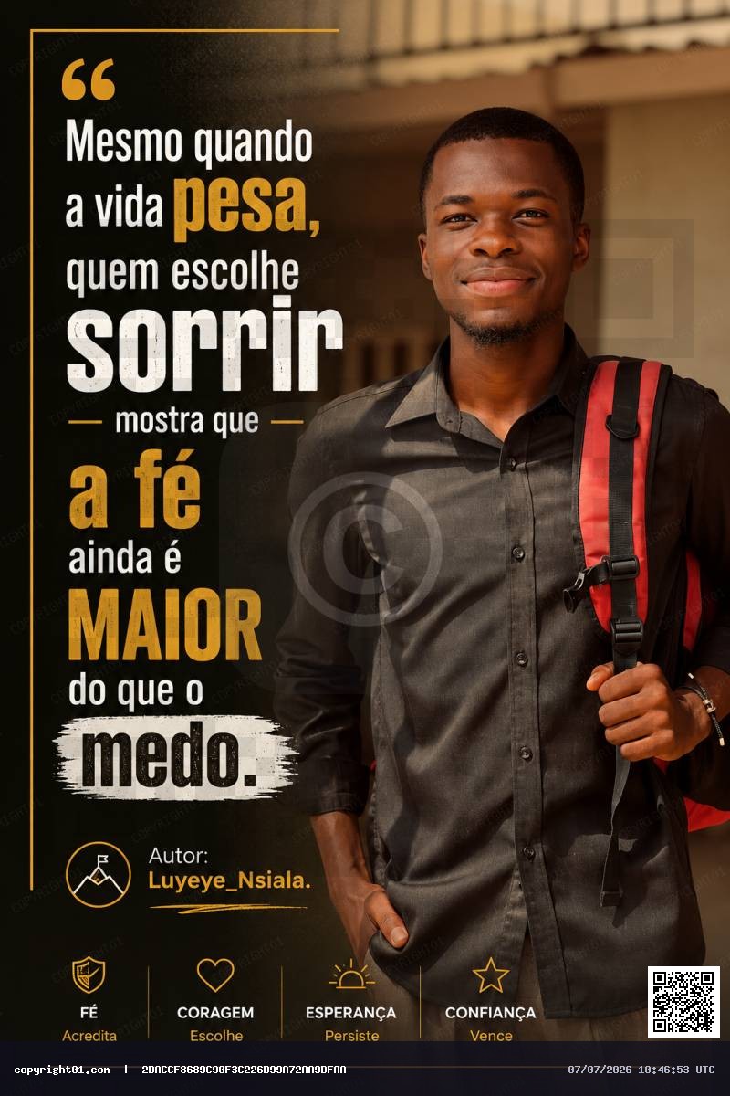 Luyeye Nsiala: O poder do sorriso.