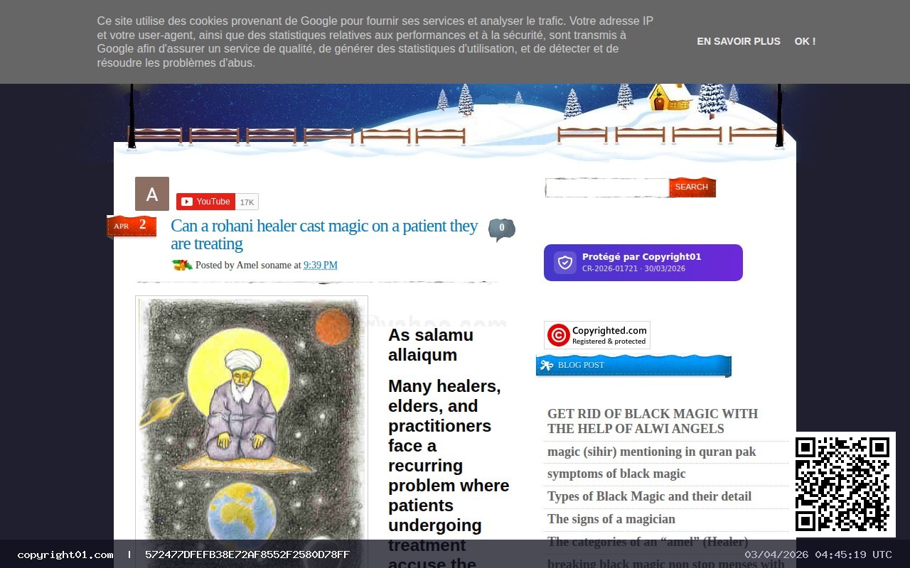 Captura de http://www.blackmagicremoveswithquran.com/