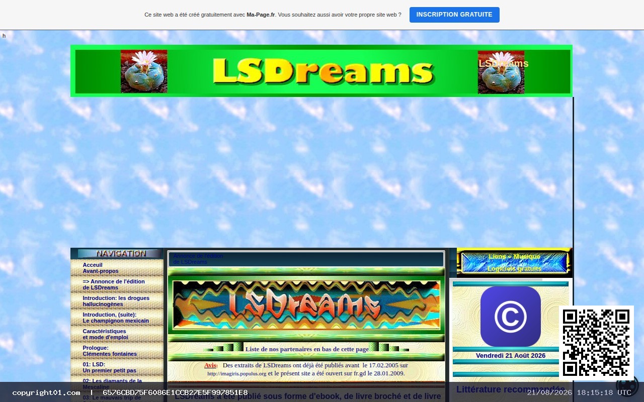 Captura de http://lsdreams.fr.gd