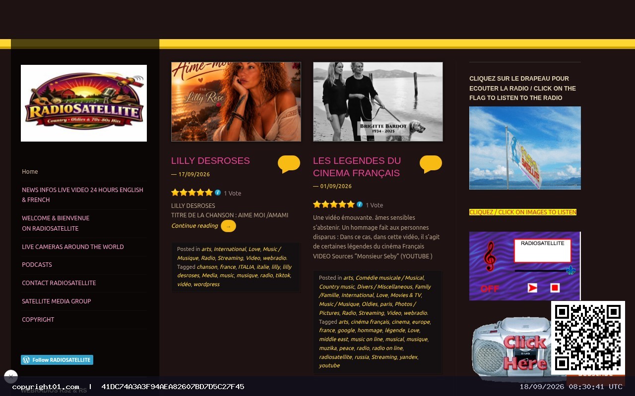 Captura de http://radiosatellite.co
