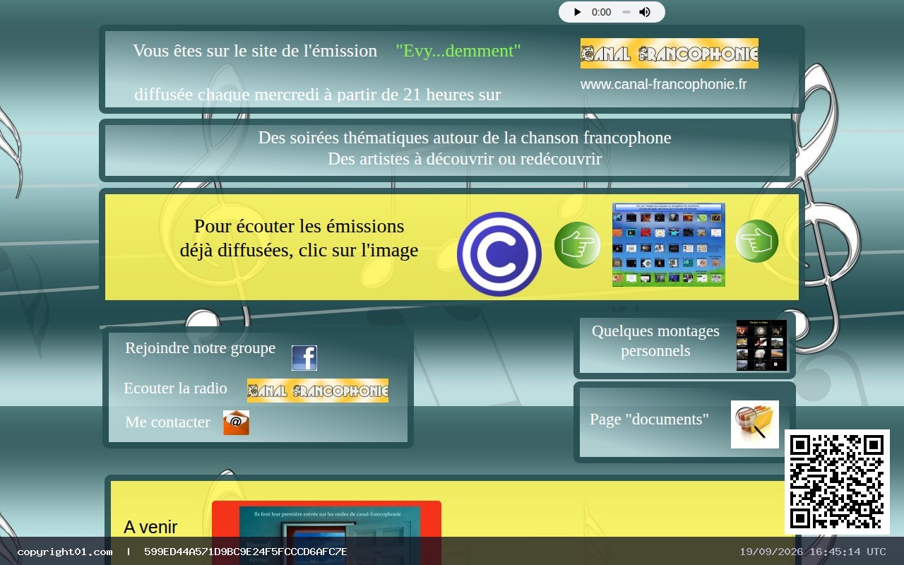 Captura de http://evy330.free.fr/index.html