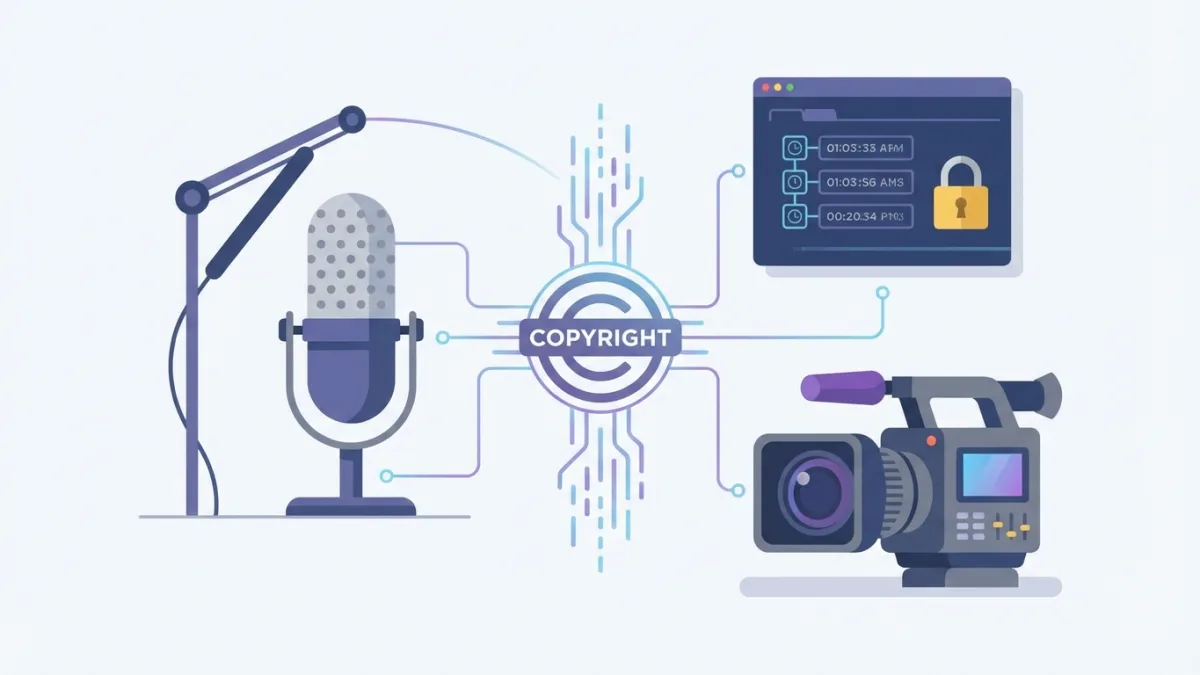 Dépôt copyright audio et vidéo